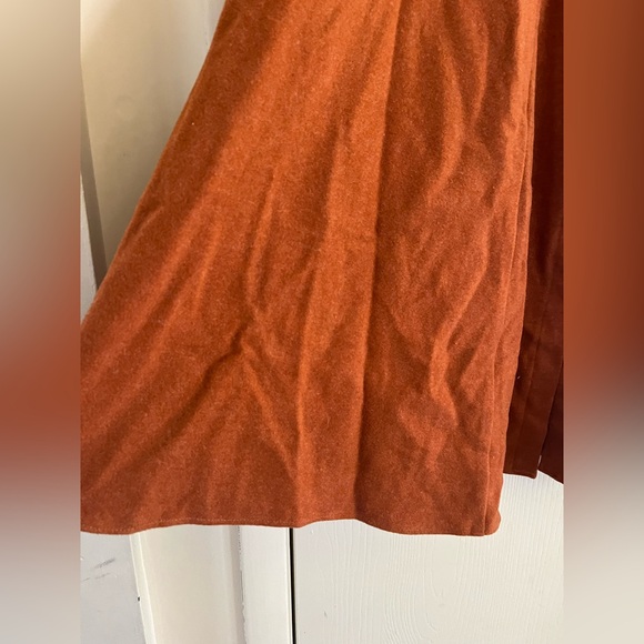 SOLd 💔Vintage 60s A-Line full high waist wool felt maxi skirt Xs - Picture 5 of 6
